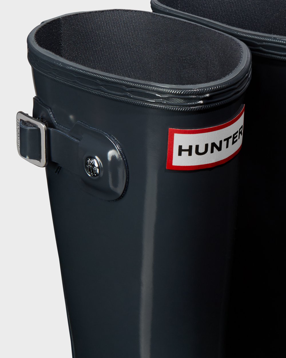 Kids Hunter Original Big Gloss - Rain Boots Grey - 5871-JVZON